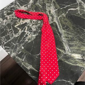 Brooks Brothers Red Tie with White Dots